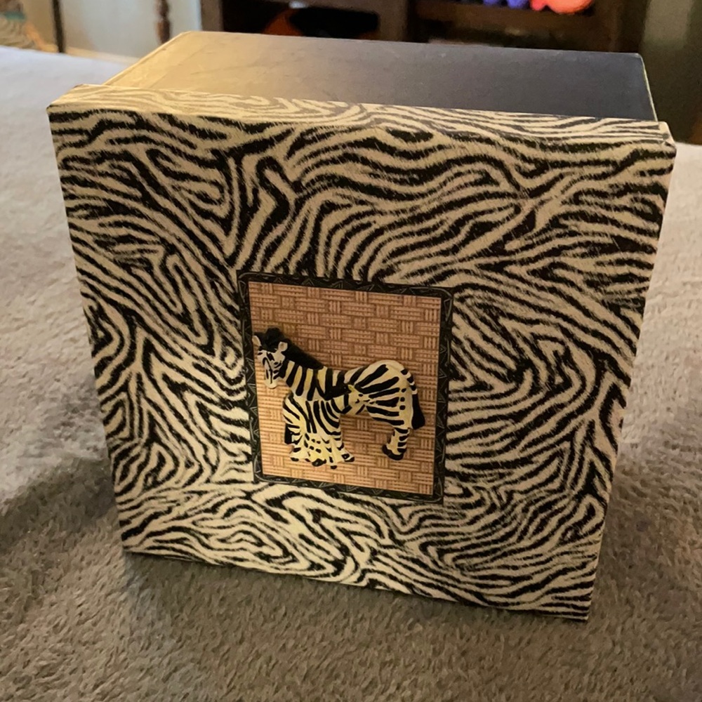 Zebra storage box